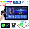 10.1" Inch Android Double 2 DIN Car Radio Stereo Multimedia Player GPS Navi Wifi EU-Maps USB DVR Camera-AHD Carplay Audio