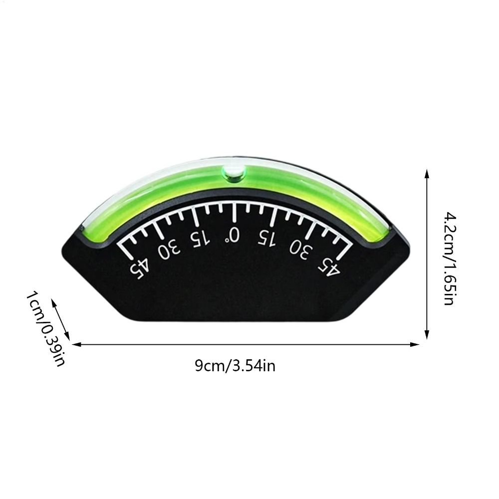 High Visibility Level Gauge Durable Tilt Gauge Precision Leveling Inclinometer  Boat