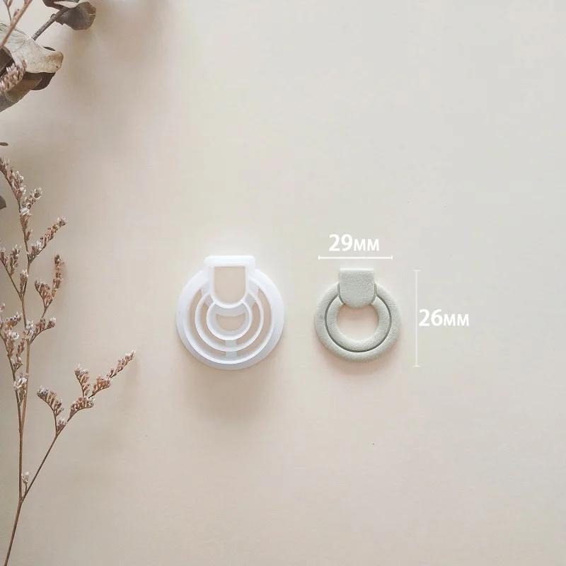 Мягкие керамические серьги, форма для резки, сердце Rainvow, неправильная геометрическая форма, форма для резки Caly, инструмент для самостоятельного изготовления ювелирных изделий, кулонов, гончарных изделий