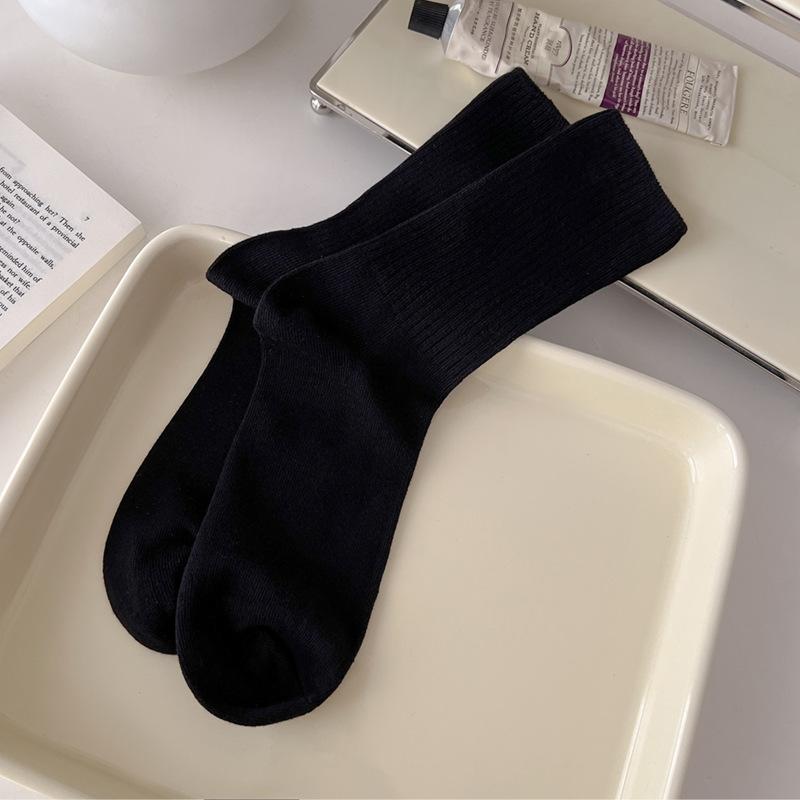 5 пар женских весенне-осенних модных новых вертикальных полосатых носков