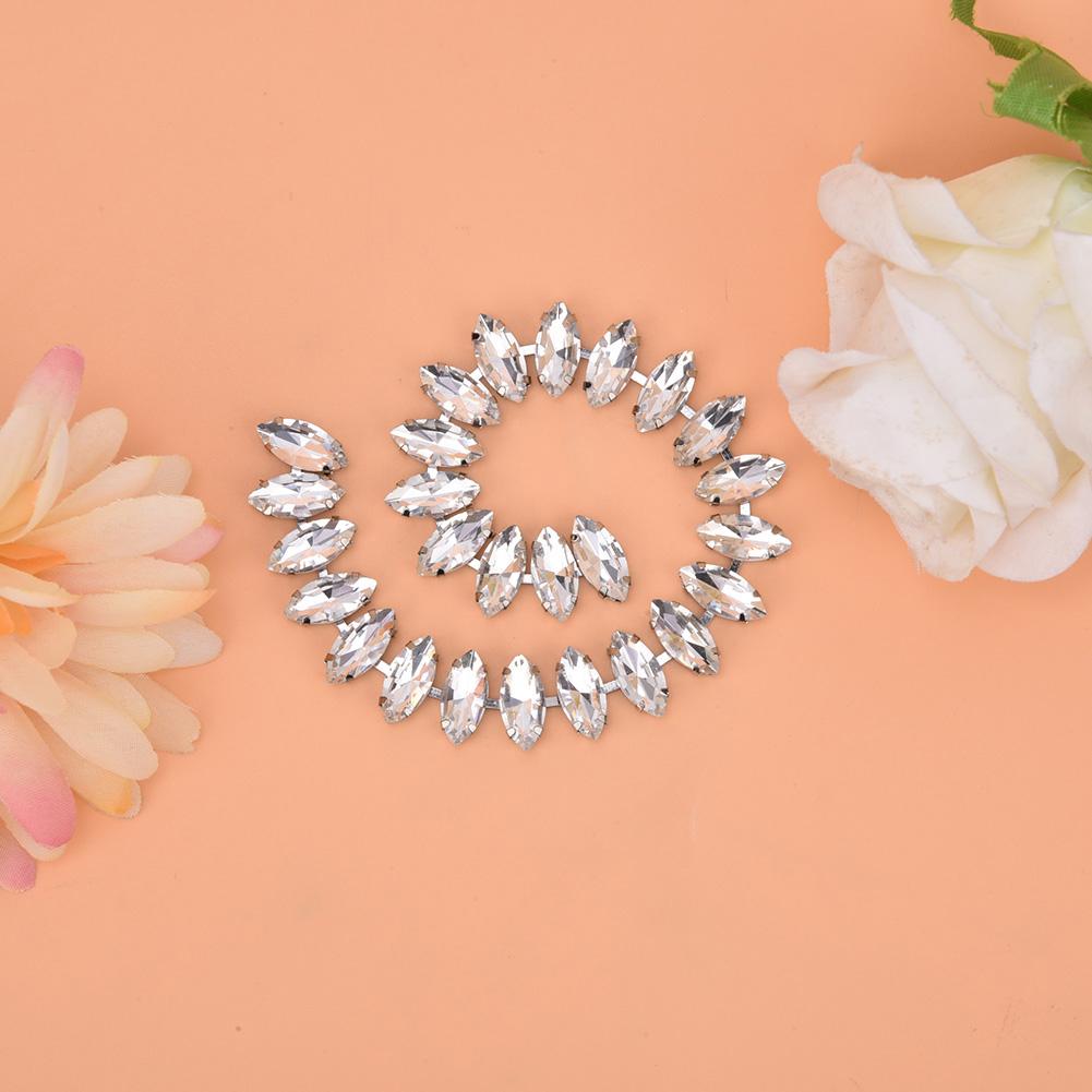 1 Двор (90см)   Стеклянная цепочка из страз для пришивания   Украшение для одежды