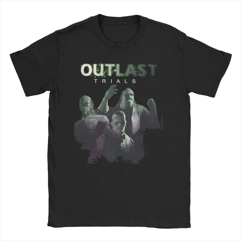 The Outlast Trials for Men Women T Shirts Awesome Tees Short Sleeve Round Collar T-Shirts Cotton Gift Idea Clothes