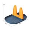 Pan Lid Holder Supports Spoons Pot Cover Rests Spatula Stand for Kitchen Convenience Utensils Tools Accessories Cooker Organizer