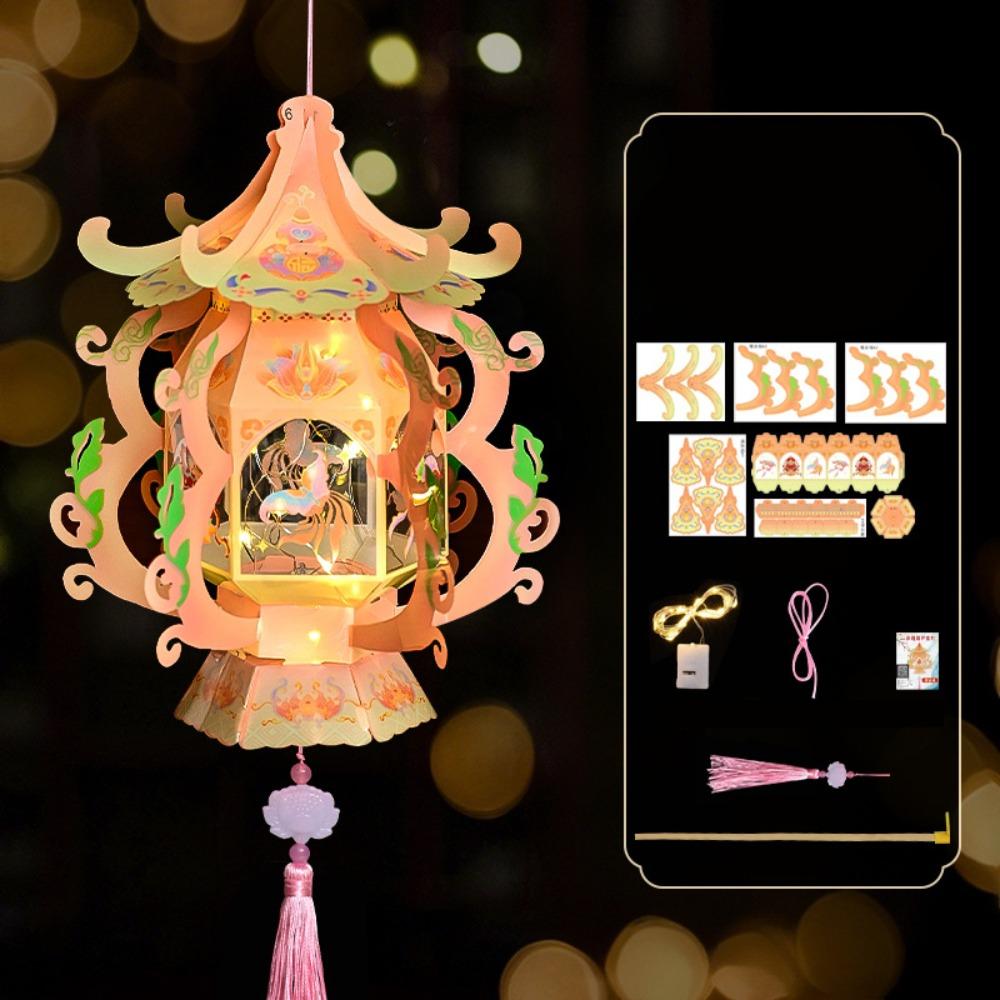 Traditional Chinese Style Mid-Autumn Festival Lantern LED Lantern Toys Holiday Decorations