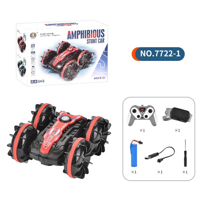 2.4G Амфибия Радиоуправляемая Машинка - Внедорожник, 4WD, Двусторонняя