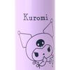 Sanrio Stainless Steel Bottle with Cold Storage Name Space One Touch Direct Drinking 091057 Cover, Kuromi, Children, Only, Capacity 470mL, Included,