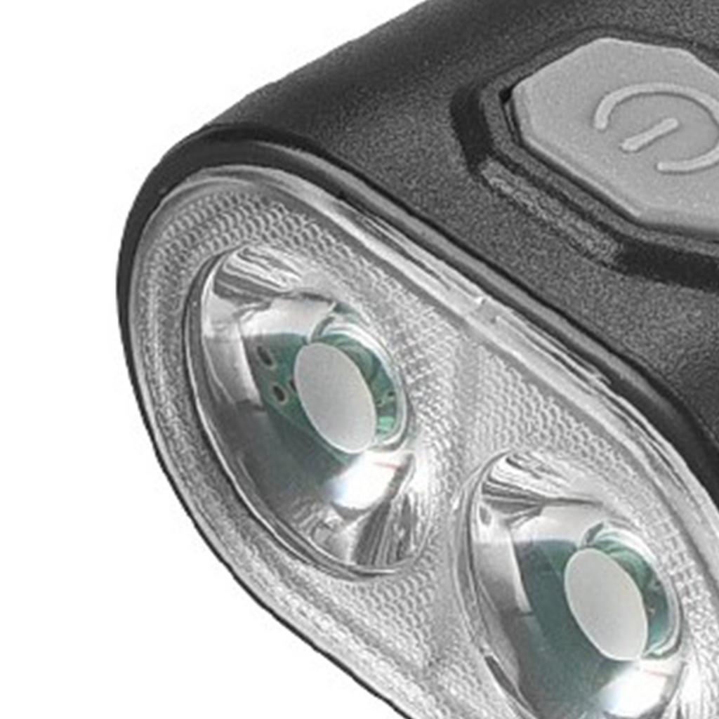 Передний велосипедный фонарь Красный Белый USB-перезаряжаемый Яркий Легко монтируемый Компактный велосипедный аксессуар для MTB