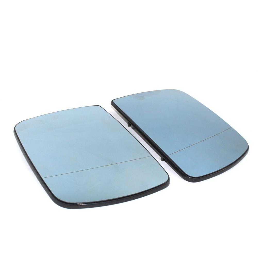 Боковой обогрев зеркала заднего вида, противотуманное зеркало на дверь, лист, подходит для BMW X5 E53 1999-2006 51168408797 51168408810