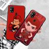 Черный чехол для Xiaomi Redmi 13C Note 9 iPhone XR 7 8 14 15 11 12 13 X XS Pro Max Samsung A25 S23 S24 FE Ultra Plus Slam Dunk