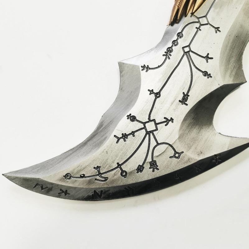 45 см Катана Кратоса God of War 4 Меч Косплей Реквизит ПУ Клинок Афины Меч Хаоса Реальный Размер Японская Катана Самурайский Меч Игрушка Подарок