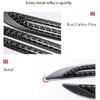 Chrome Carbon Fiber Dagger Emblem Decals Car Side Door Body Fender Trim Stickers