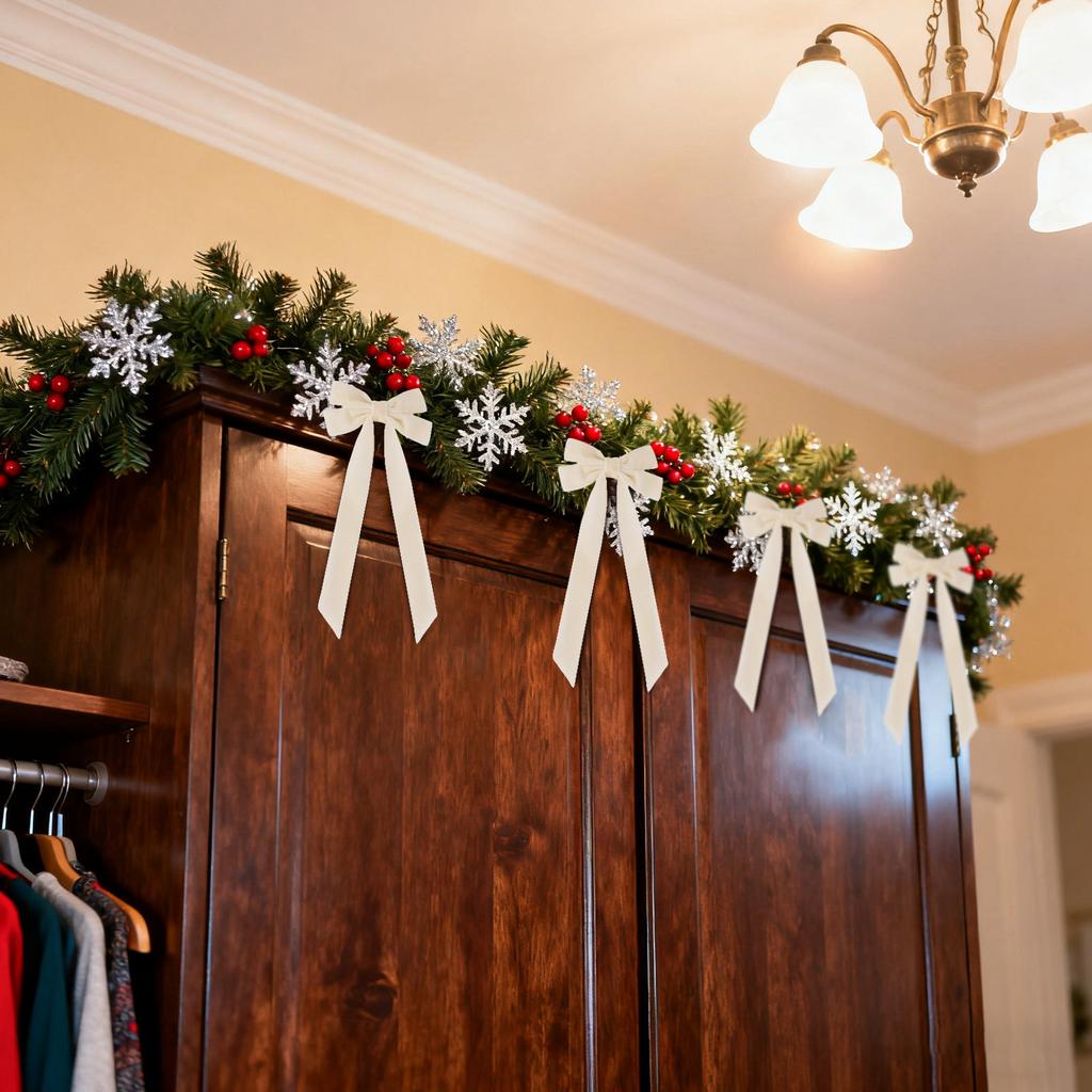 10-дюймовый готовый красный бант для рождественской елки, бант из красной бархатной ленты, бант для украшения рождественской елки, готовый бант, сувенирный подарочный бант