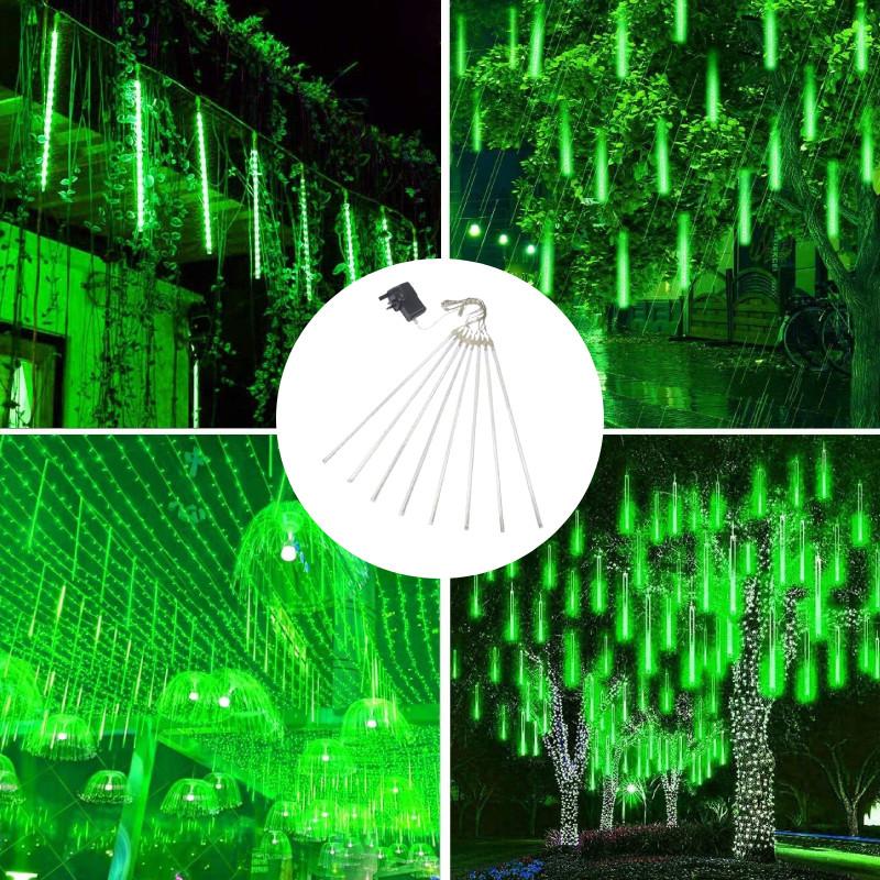 Светодиодные гирлянды-шторы "Звездный дождь" с водонепроницаемым дизайном для Рождества и сезонных мероприятий