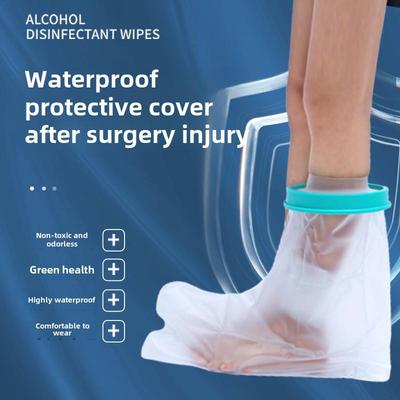 Водонепроницаемый чехол для душа для стопы и голеностопного сустава для взрослых для ухода после операции/перелома