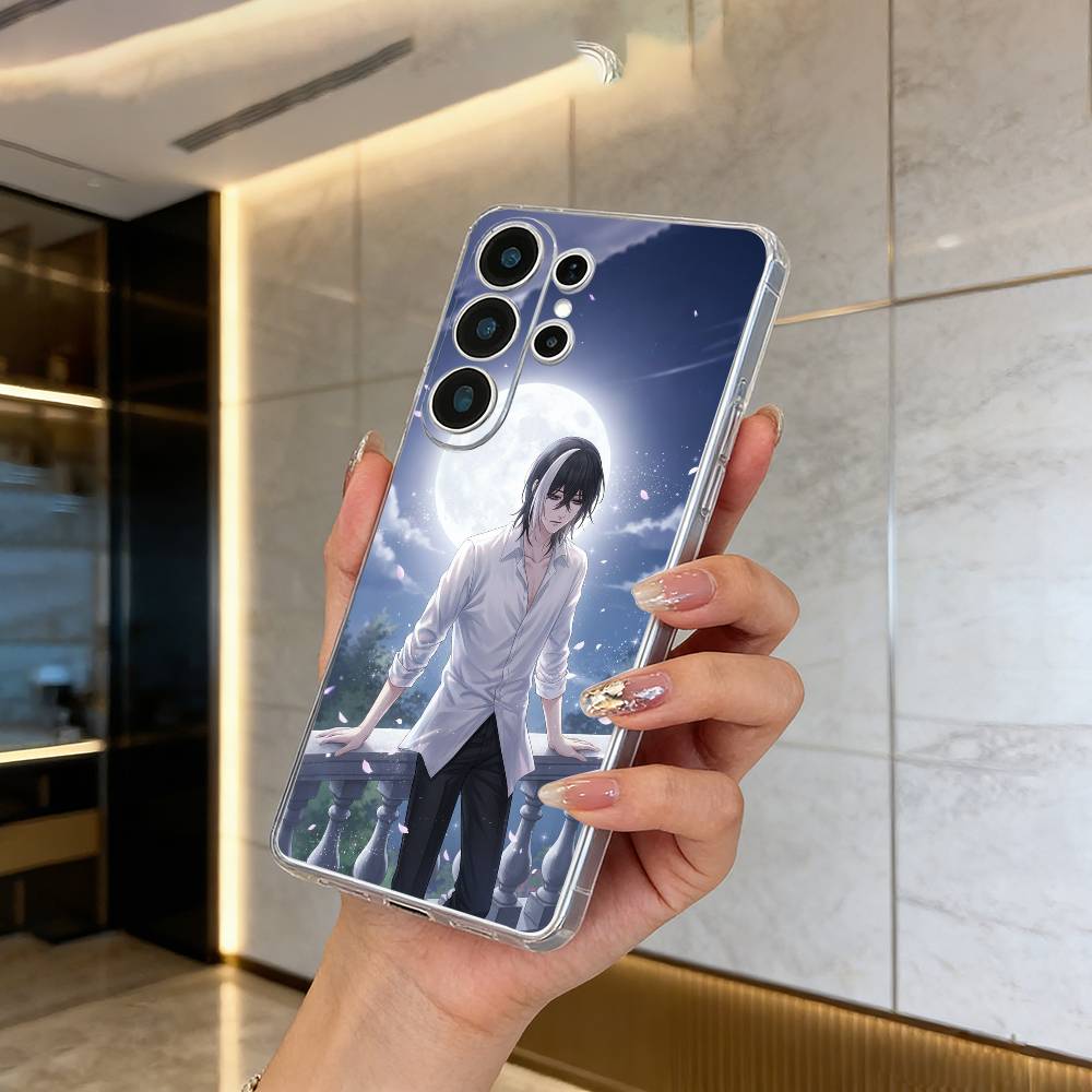Классическое аниме-B--Черный дворецкий Чехол для телефона для Samsung S25, S24, S21, S22, S23, S30, Ultra, S20, Plus, Fe, Lite Прозрачный чехол