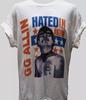 GG Allin Хардкорный Ненавидимый Нацией Футболка Полный Размер S-5XL Унисекс Футболка