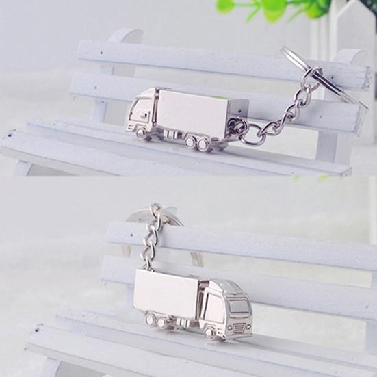 Милый металлический грузовик, грузовик, автомобиль, брелок для ключей, брелок, креативный подарок, прекрасный брелок KTY
