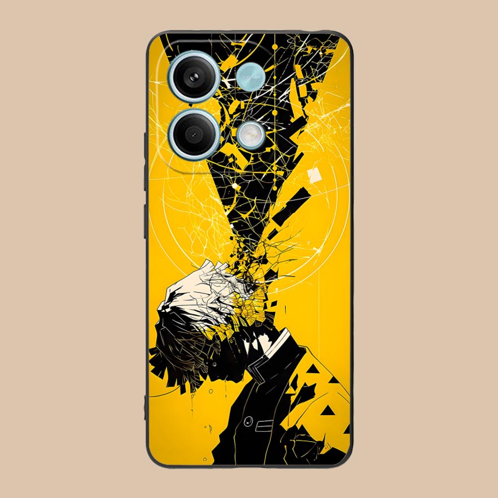 Demon Slayer Zenitsu Phone Case for POCO M6 M5 M4 M3 X7 X6 X5 X4 X3 F6 F5 F4 Pro GT 5G Colour Printing Cellphones Pretty Cover