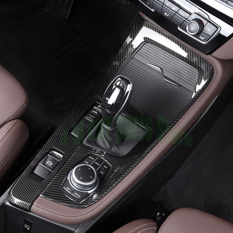 Для BMW X1 F48 2016-20 приборный центр, панель переключения передач, отделка панели, автоаксессуары, Стайлинг автомобиля, украшение с центральным управлением