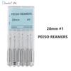 Dental Engine Use Endodontic Gates Drill Peeso Reamers Glidden Rotary 28mm/32mm #1-6 Stainless Steel Endo Files Dentist Material