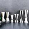 Jigger 1Pcs Stainless Steel Cocktail Bar Japanese Design Jigger Double Spirit Measuring Cup Home Bar Party Bar Accessories Club