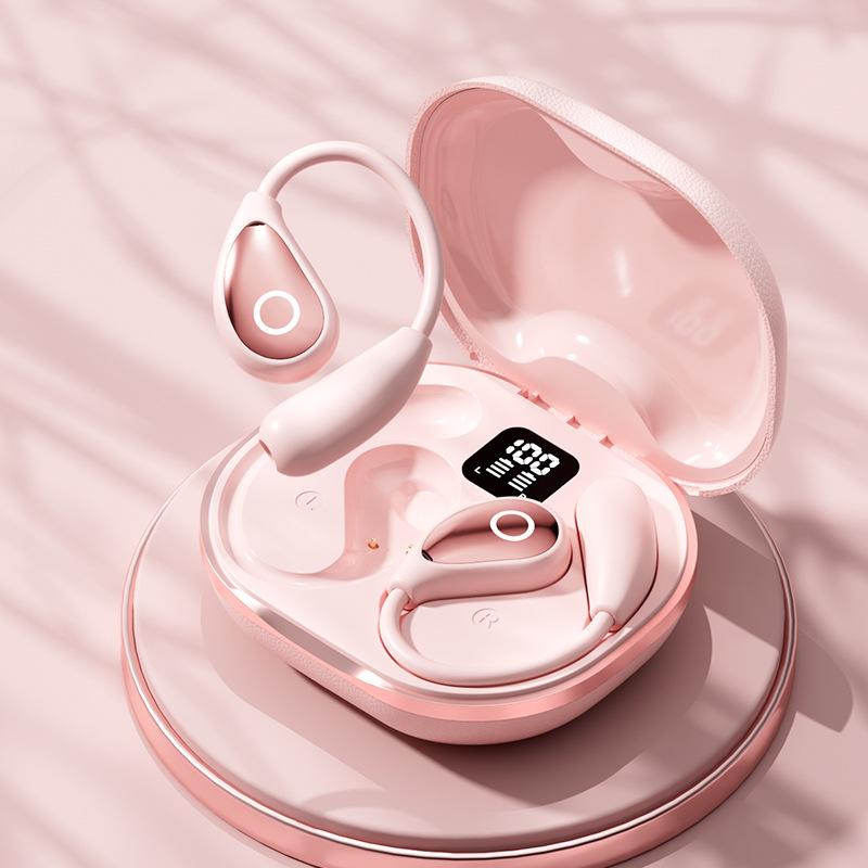 Bluetooth-гарнитура не в ухе, долгое время работы от аккумулятора, высокое качество звука, беспроводная, с цифровым дисплеем, накладного типа