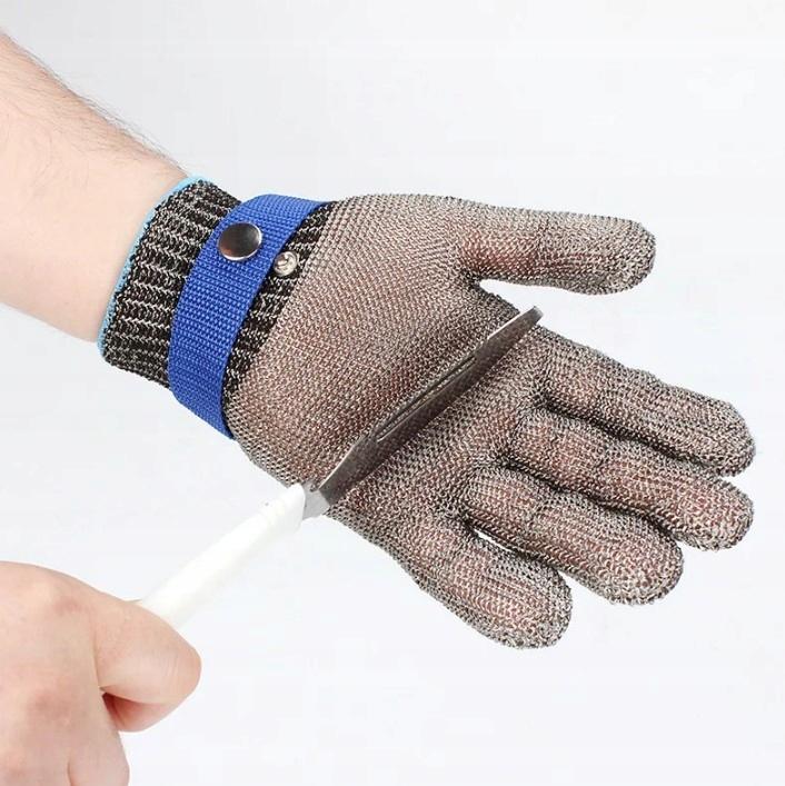 Steel Metal Cut-Resistant Butcher's Blade Protective Glove