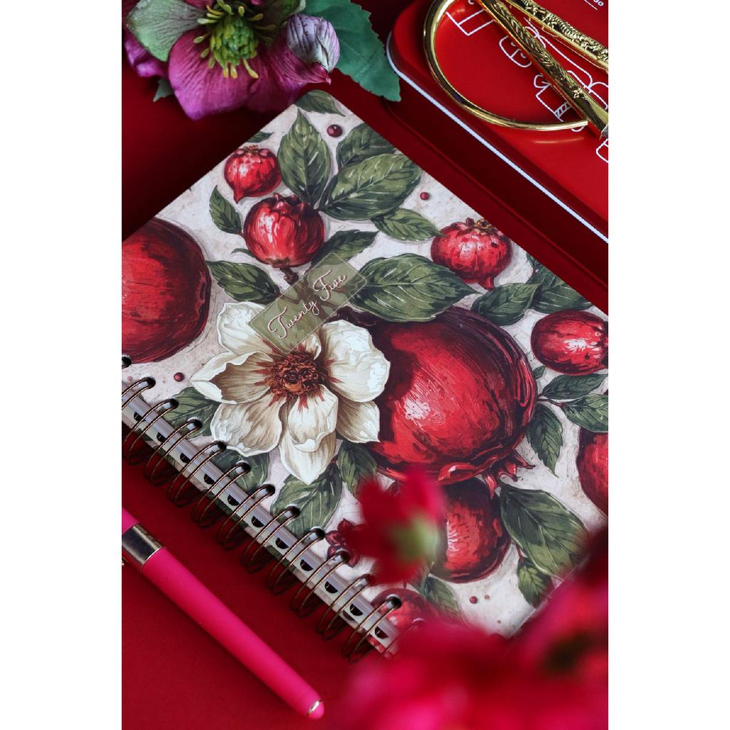 Спиральная твердая обложка Ежедневная повестка дня на 2025 год A5