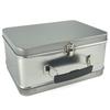 A25F-2X White Handle Tinplate Storage Box Large Capacity Desktop Ganizer Gift Tin Carry Box For Candy Coins Iron Tin Box