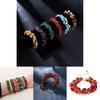 Crystal Beaded Bracelet For Men And Women With Geometric Design For Travel Gift
