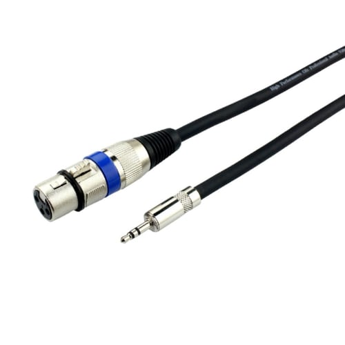 XLR Cable, Microphone Cable, Canon Conversion Cable, 3.5mm Stereo (Male) to XLR (Female) Headphone Audio Cable, XLR Connector 3-Pin Extension Cable (8