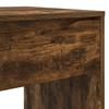 Desk with Drawer Smoked Oak Finish 100 x 50 x 78 cm