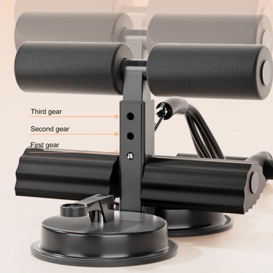 Sit Up Bar с мощными присосками, эспандер, регулируемый напольный держатель для скручиваний, удобный для использования на полу, вспомогательное устройство для скручиваний