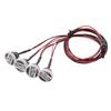 4pcs RC Car Multi-Function Round LED Light with Lampshade for 1/10 RC Crawler Car HSP REDCAT Axial