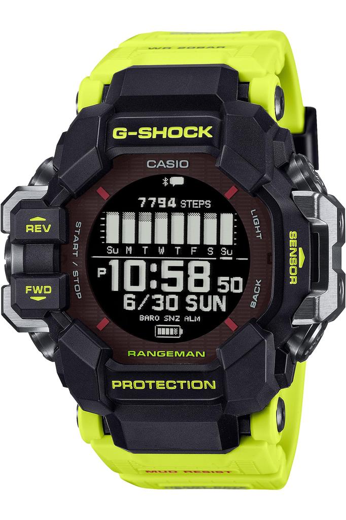 Casio Watch G-Shock RANGEMAN GPS Heart Rate Monitor Bluetooth Equipped Model Made of Environmentally Friendly Materials Yellow GPR-H1000RY-1A9JR