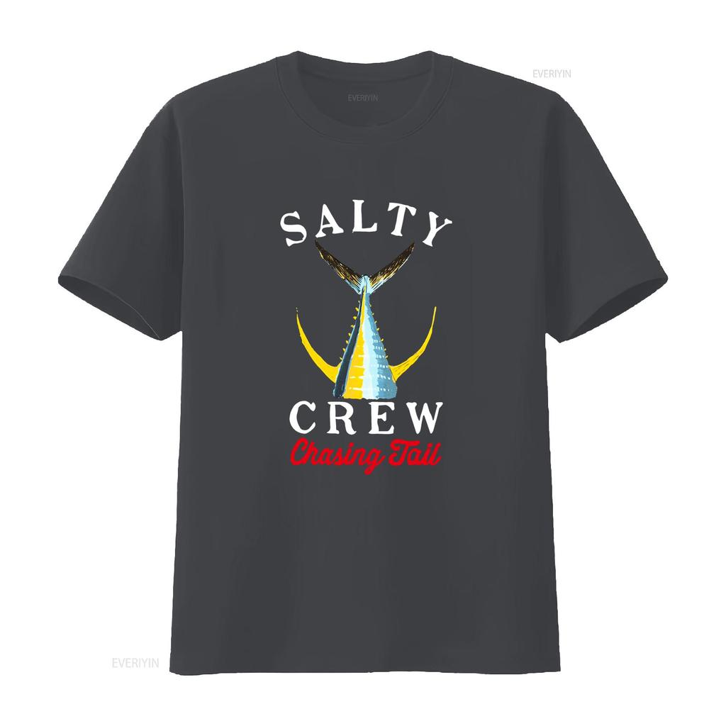 Мужская футболка Salty Crew с дизайном 'Chasing Tail' и принтом с бананово-желтым хвостом, размер M, новинка, винтажная, стираная, повседневная