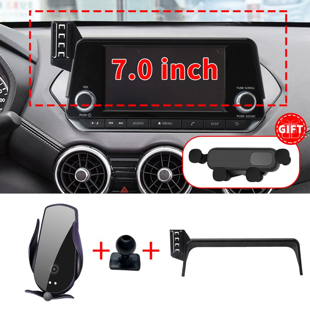 for Nissan Juke F16 2018-2024 Phone Holder Screen Fixed Navigation Bracket Base Wireless Charging Accessories