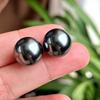 Elegant Round Imitation White Pearl Stud Earrings Women French Style Hypoallergenic Fashion Jewelry