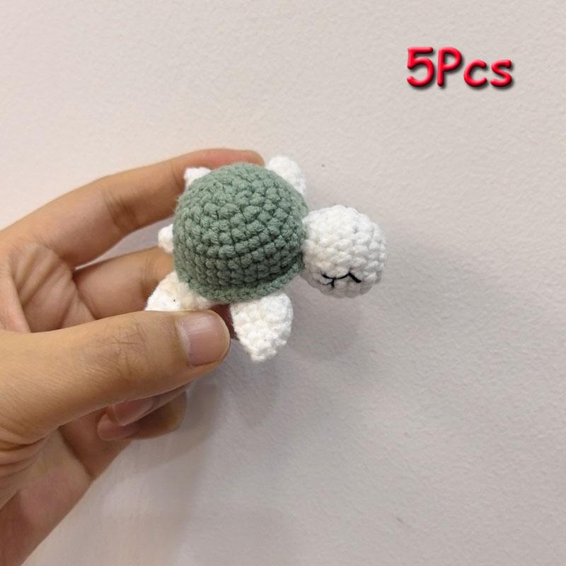 5 шт. Вязаные бусины Животное Кролик Жевательные бусины DIY Деревянные Бусины для прорезывания зубов Вязание Бусины Украшения Кроватка Сенсорная игрушка Грызунок для ребенка