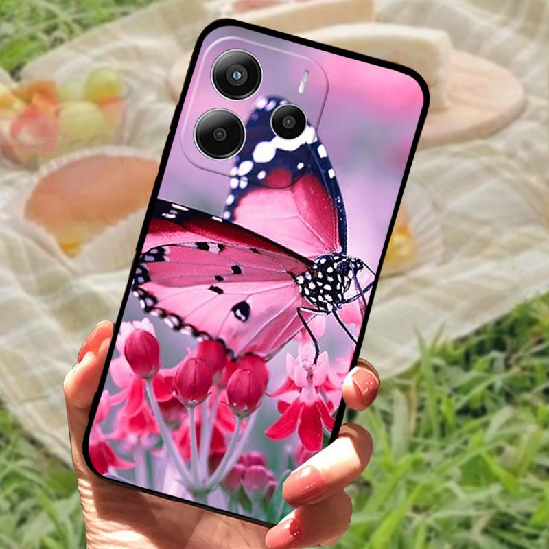 Чехол для Xiaomi Redmi Note 14 5G Мягкий силиконовый чехол для телефона Чехол-оболочка для Redmi Note 14 4G Мультяшный Защитный чехол для телефона Fundas