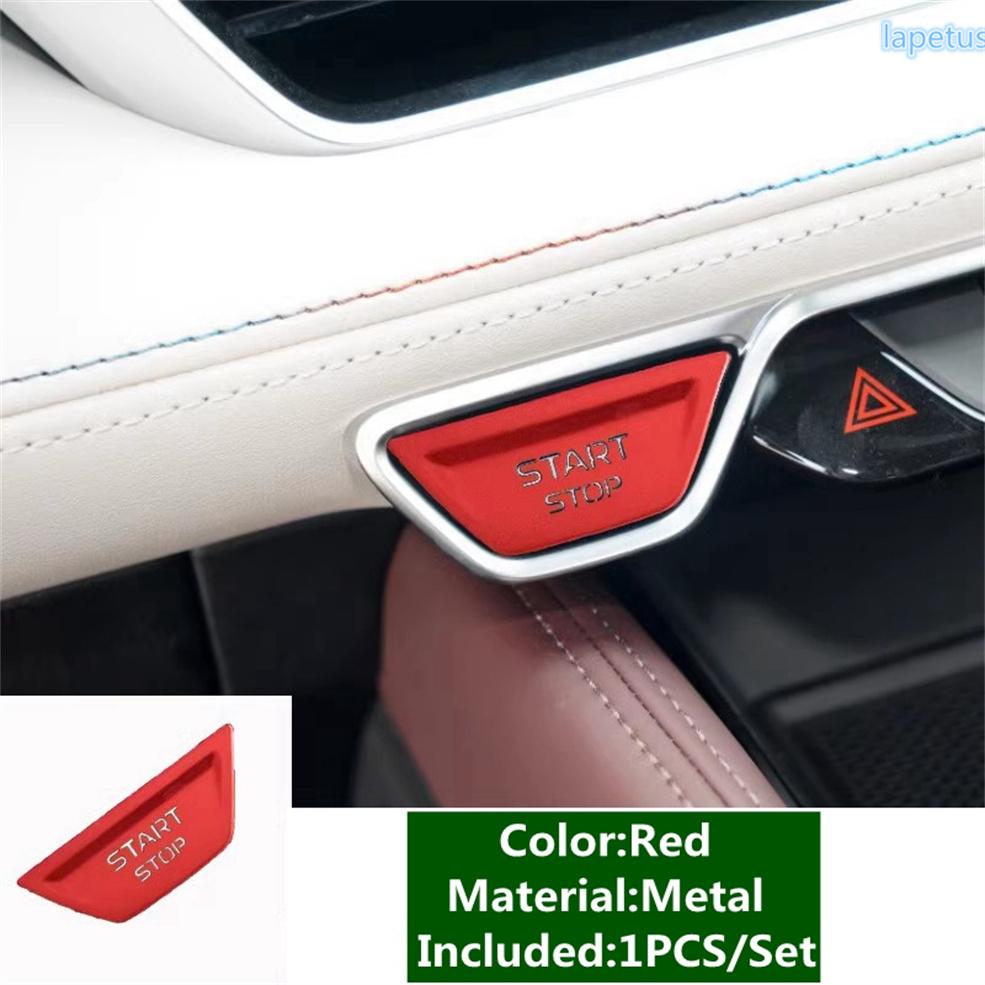 BGY1 For Renault Grand Koleos 2024 2025 Car Start Stop Engine / Emergency Warning Light Button / Park Sequin Cover Trim Accessories
