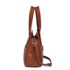 Women PU Leather Large Capacity Shoulder Bag Ladies Vintage Satchels Bags 2025 Summer Designer Handbag Tote Crossbody Bag