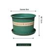 Прочный смоляной цветочный горшок для суккулентов и потоса - Дышащий, утолщенный, высококлассный дизайн для посадки на балконе