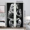 2 шт. - шторы с готическим принтом «День мёртвых», шторы с кулиской, для спальни и гостиной, украшение комнаты