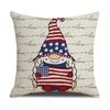 4 шт./комплект Наволочка на День Независимости с буквой, с американским принтом, чехол на диванную подушку, домашний декор, новая льняная наволочка без подушки