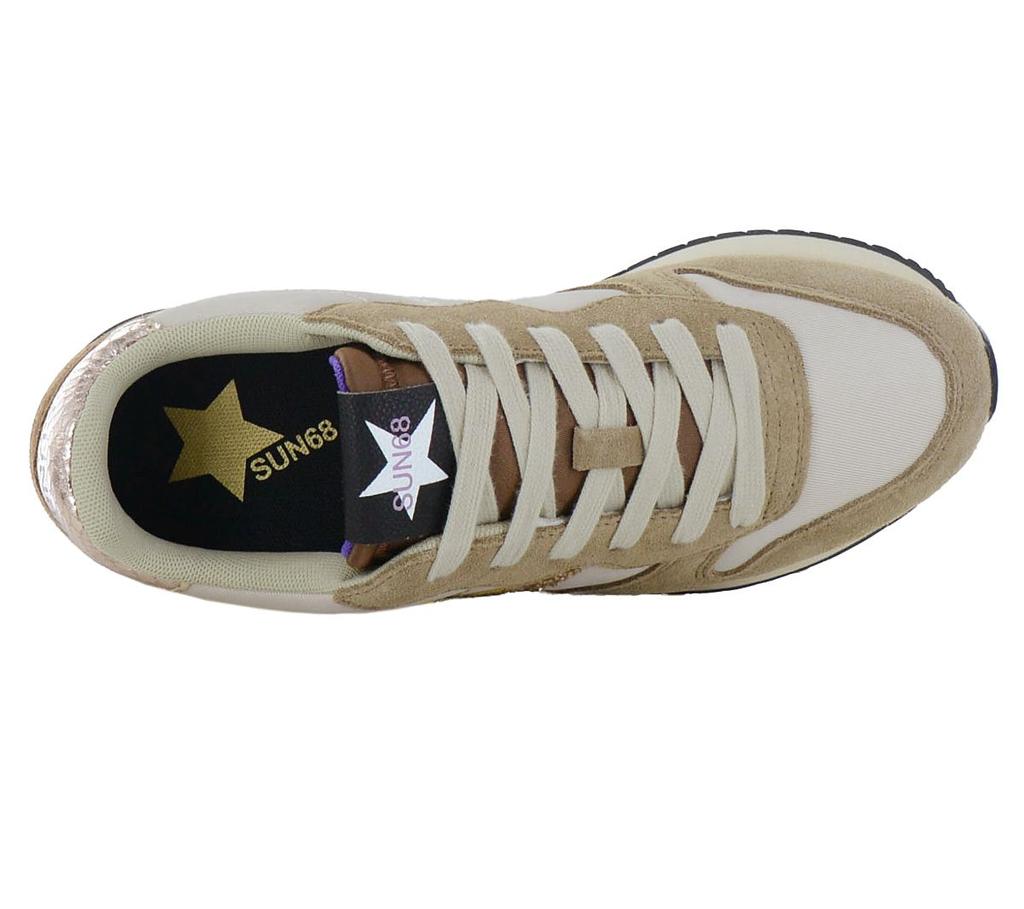 Sun68 Stargirl Glitter Logo - женские кроссовки бежевые Z44210-16 ОРИГИНАЛ
