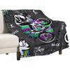Одежда для Bmx | Плед для Bmx-фристайла Односпальный для младенцев Меховые Декоративные пледы для дивана