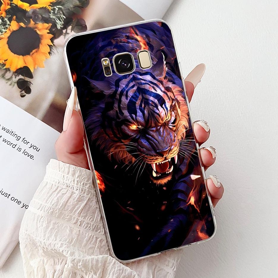 Чехол для Samsung Galaxy S8 Plus SM-G955F Роскошный чехол с рисунком цветов Мягкий тонкий чехол для телефона Для Samsung S8 S8+ GalaxyS8 Plus Чехлы