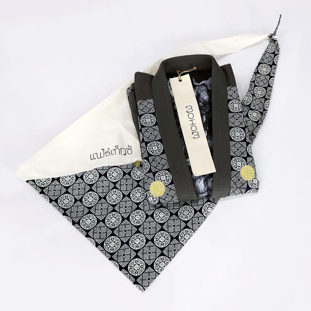 Fairtex Men's MOHOM Premium BJJ Kimono/Gi Gray A1