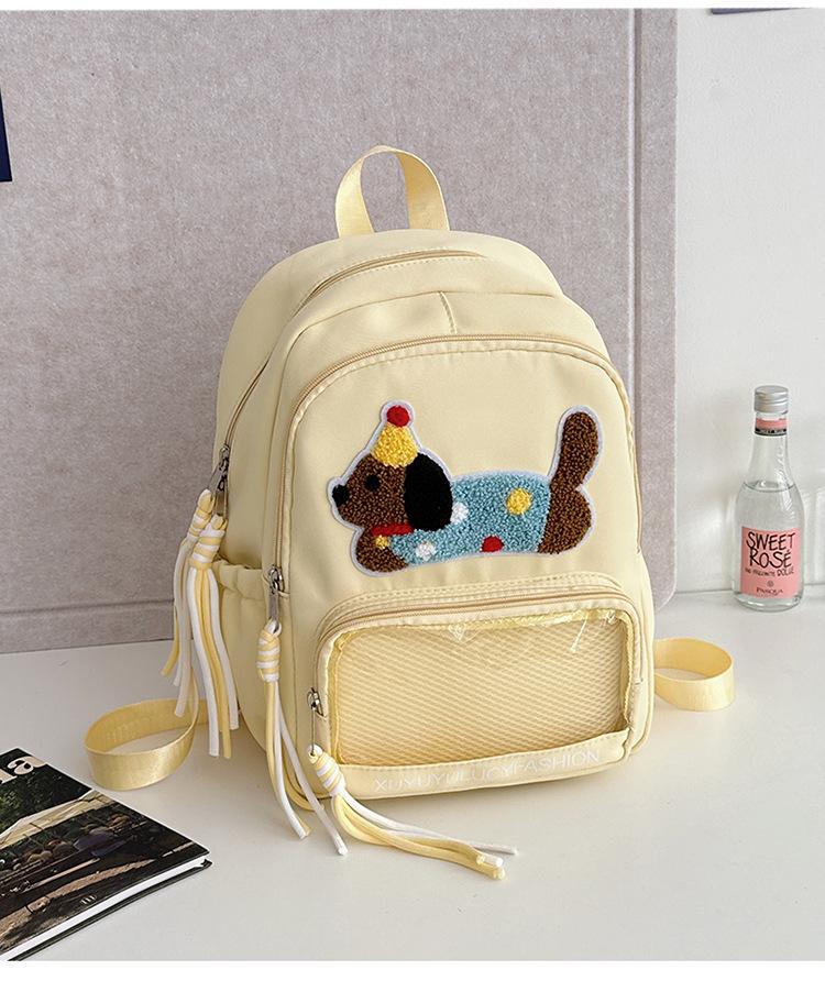 Школьный рюкзак Количество еды Японский Легкий рюкзак Повседневный Универсальный рюкзак Прозрачный Comic-Con Болевой рюкзак Студенческий рюкзак Millet